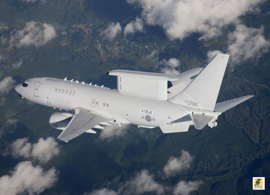 E-7A Wedgetail - Pada tanggal 7 November 2006, Boeing memenangkan kontrak senilai $ 1,6 miliar dengan Korea Selatan untuk mengirimkan empat pesawat pada tahun 2012. Boeing mengalahkan peserta lainnya, pesawat berbasis Gulfstream G550 milik IAI Elta, yang tereliminasi dari kompetisi pada bulan Agustus 2006. Pesawat Peace Eye pertama dikirim ke Pangkalan Udara Kimhae, Busan untuk uji coba pada tanggal 1 Agustus 2011