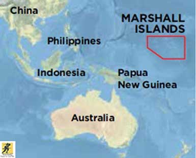 Pada saat pecahnya Perang Dunia I di Eropa, Jepang bergabung dengan Triple Entente(Inggris, Perancis, Rusia) dan merebut Kepulauan Marshall tanpa perlawanan berarti. Pada tahun 1922, pulau ini ditempatkan di bawah administrasi Jepang sebagai Mandat Liga Bangsa-Bangsa, yang kemudian disebut sebagai Kwezerin-kanshō (クェゼリン環礁) di Jepang, bagian dari Nan'yō gunto