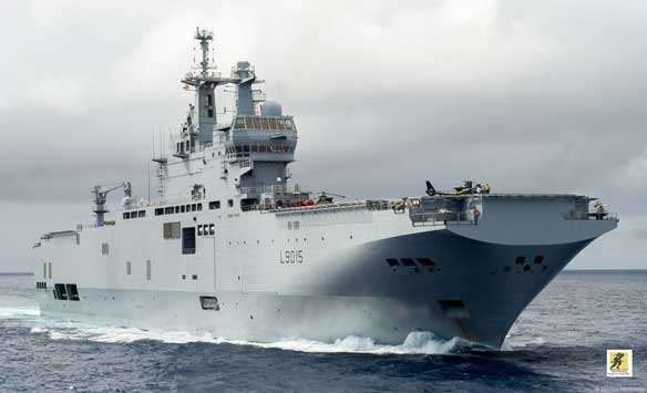 Kapal Serbu kelas Mistral – Kapal-kapal tersebut dibangun oleh DCN dalam kemitraan dengan Thales dan Chantiers de l'Atlantique.