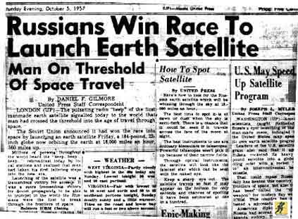 Outer Space Treaty / Perjanjian Luar Angkasa - Sputnik 1 adalah satelit Bumi buatan manuasia pertama. Satelit ini diluncurkan ke orbit Bumi rendah berbentuk elips oleh Uni Soviet pada tanggal 4 Oktober 1957 sebagai bagian dari program antariksa Uni Soviet