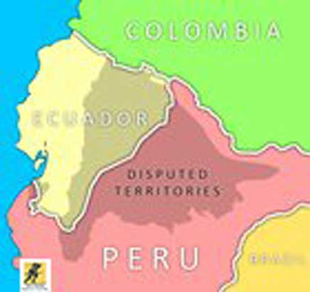 Di zaman modern, ada tiga konfrontasi militer sebelumnya: perang antara tahun 1857 dan 1860, perang berskala besar pada tahun 1941, Perang Paquisha pada tahun 1981, yang mana kedua-duanya telah membuat pasukan militer Peru menang atas militer Ekuador.