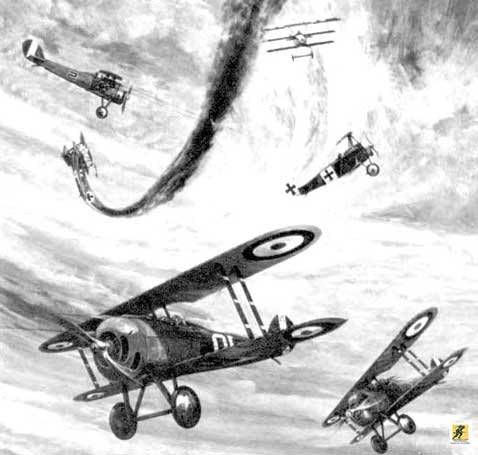 The air battle over the St. Mihiel Salient in WWI - Kolonel William "Billy" Mitchell sebagai kepala Dinas Udara; mengendalikan sekitar 600 pesawat yang dioperasikan Amerika. Dia mendapatkan kendali atas unit-unit udara Sekutu tambahan yang menciptakan armada pesawat sebanyak 1.481 pesawat - armada udara terbesar yang pernah digunakan.