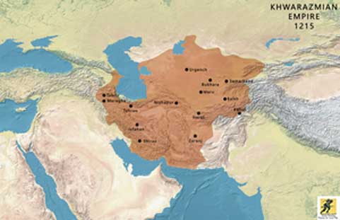 Daerah kekuasaan dinasti Anushtegin atau Anushteginids juga dikenal sebagai dinasti Khwarazmian