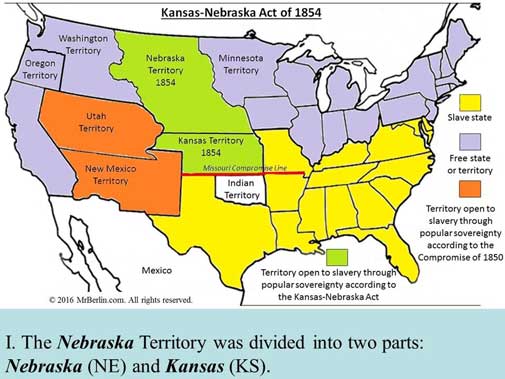Undang-Undang Kansas-Nebraska tahun 1854 (10 Stat. 277) adalah undang-undang organik teritorial yang menciptakan wilayah Kansas dan Nebraska. Undang-undang ini dirancang oleh Senator Demokrat Stephen A. Douglas, disahkan oleh Kongres Amerika Serikat ke-33, dan ditandatangani oleh Presiden Franklin Pierce. Douglas memperkenalkan undang-undang tersebut dengan maksud untuk membuka lahan baru untuk mengembangkan dan memfasilitasi pembangunan jalur kereta api lintas benua, namun Undang-Undang Kansas-Nebraska secara efektif mencabut Kompromi Missouri, memicu ketegangan nasional terkait perbudakan, dan berkontribusi pada serangkaian konflik bersenjata yang dikenal sebagai "Kansas Berdarah".