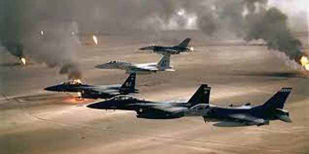 Kampanye udara Perang Teluk, juga dikenal sebagai pengeboman Irak 1991, adalah kampanye pengeboman udara ekstensif dari 17 Januari 1991 hingga 23 Februari 1991 sebagai tanggapan atas invasi Irak ke Kuwait.