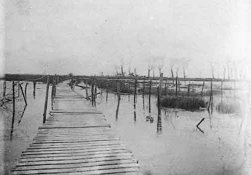 Medan perang di Belgia menjadi danau setelah para komandan Sekutu menghentikan serangkaian pungutan pada tahun 1914.