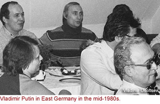 Dari tahun 1985 hingga 1990, ia bertugas di Dresden, Jerman Timur, dengan menggunakan identitas samaran sebagai penerjemah