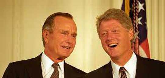 George Herbert Walker Bush dan William Jefferson Clinton