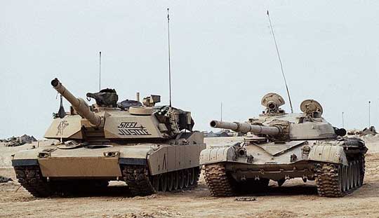 M1 Abrams Vs T-72