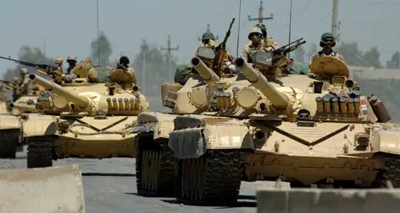 Tank T-72 Garda Republik Irak
