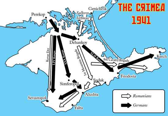 Meskipun Sevastopol dikelilingi oleh lingkaran pertahanan yang tangguh, upaya Jerman untuk memotong jalur pasokan memastikan bahwa Rusia perlahan-lahan kelaparan akan pasokan yang dibutuhkan untuk melancarkan perang.