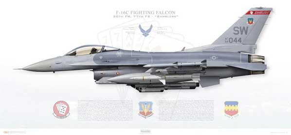 General Dynamics F-16 Fighting Falcon adalah pesawat tempur multirole supersonik bermesin tunggal Amerika yang awalnya dikembangkan oleh General Dynamics untuk Angkatan Udara Amerika Serikat (USAF). Dirancang sebagai pesawat tempur superioritas udara, pesawat ini berevolusi menjadi pesawat multirole yang sukses di segala cuaca.