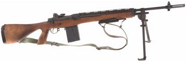 The M14E2 automatic rifle