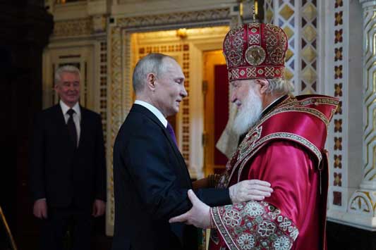 Patriark Kirill adalah pendukung vokal perang di Ukraina
