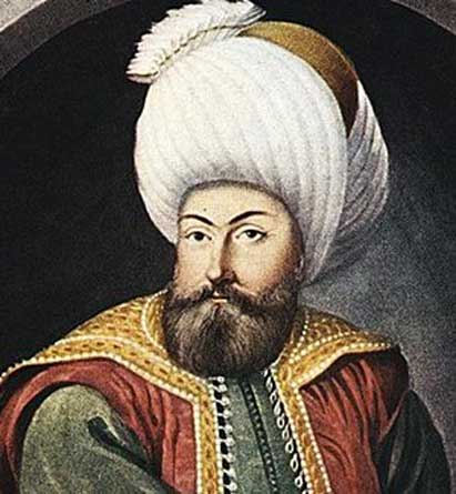 Osman I atau Osman Ghazi, pendiri Kesultanan Utsmaniyah (yang pertama kali dikenal sebagai Beylik Utsmaniyah atau Kesultanan Utsmaniyah).