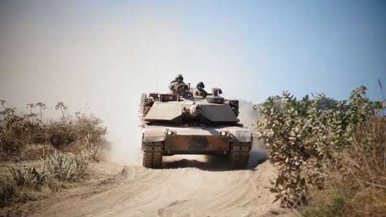 M1 Abrams Australia di Baluran Jawa Timur