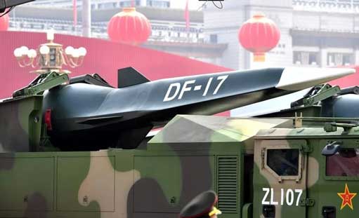 Dongfeng-17 hypersonic solid-fuelled road-mobile medium-range ballistic missile