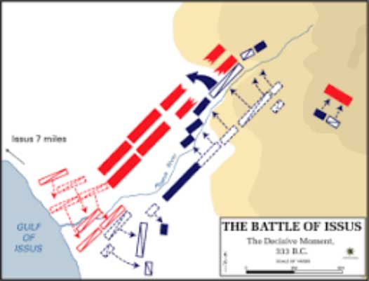 Pertempuran Issus (juga Issos) terjadi di Anatolia selatan, pada tanggal 5 November 333 SM antara pasukan Alexander Agung dan Kekaisaran Achaemenid, yang dipimpin oleh Darius III.