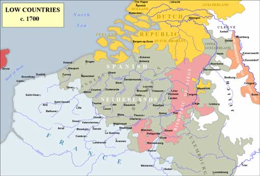 Republik Belanda dan Belanda Selatan di bawah Spanyol