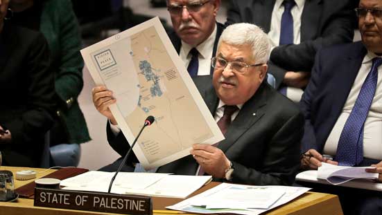 Mahmoud Abbas atau Abu Mazen, presiden Negara Palestina dan Otoritas Nasional Palestina (PNA)