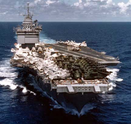 USS Enterprise (CVN-65 kembali dari Vietnam - Mei 1975