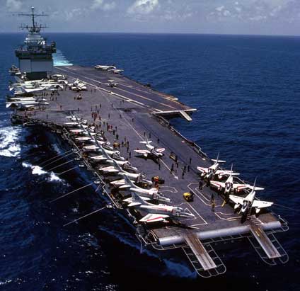 CVN-65 di Teluk Tonkin - Mei 1967