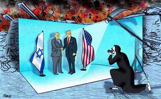 Penjajah Israel dan Amerika