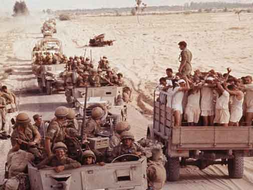 Tentara Mesir yang tertawan saat perang Enam Hari 1967