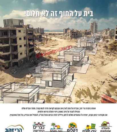 'Menguangkan Genosida': Perusahaan Israel Mempromosikan Real Estat Tepi Pantai di Gaza yang Rata