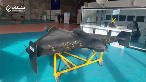 Versi baru Iran dari Shahed-136 kamikaze UAV (Shahed-238) dengan mesin jet.