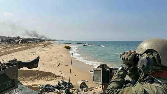 Pantai Gaza yang dikuasai penjajah Israel