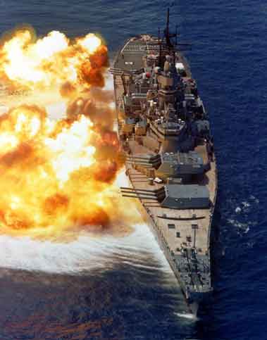 Mohon maaf ini bukan angkasa, Exocet yang menenggelamkan HMS Sheffield tidak akan mampu menembus lapis baja 'di mana pun' di kapal perang [USS Iowa (BB-61)]" - John Lehman, Menteri Angkatan Laut AS, merenungkan Perang Falklands.