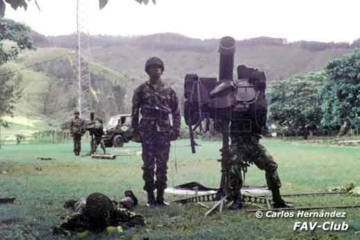 Peluncur rudal anti-pesawat RBS-70 Angkatan Darat Venezuela, Fort Tiuna awal 1990-an Selama percobaan kudeta pada 27 November 1992, sebuah OV-10 Bronco dihantam rudal jenis ini, memaksa pilotnya menukik di atas bandara La Carlota.