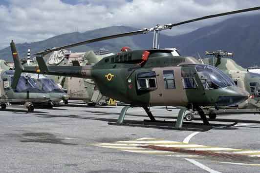 Bell 206L Long Ranger Darat Venezuela, November 1998.