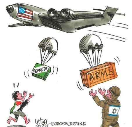 Perbedaan bantuan Amerika untuk Gaza dan Israel