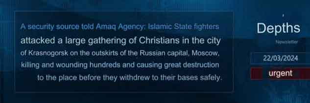 ISIS beranggung jawab terhadap serangan teror di Moscow