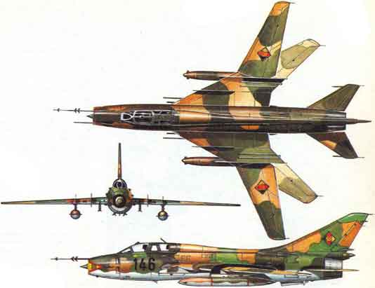 Angkatan Udara Tentara Rakyat Nasional Jerman Timur mengoperasikan 48 Su-22M4 dan 8 Su-22UM-3K hingga penyatuan, ketika mereka dipindahkan ke Luftwaffe.