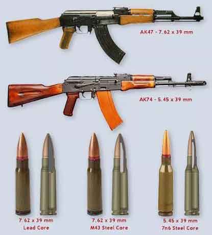 AK-74 vs AK-47: Perbedaan utamanya terletak pada kaliber