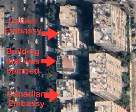 Pada tanggal 1 April 2024, serangan udara Israel menghancurkan gedung konsulat Iran yang berdekatan dengan kedutaan Iran di Damaskus, Suriah, menewaskan 16 orang, termasuk seorang komandan senior Pasukan Quds dari Korps Pengawal Revolusi Islam (IRGC), Brigadir Jenderal Mohammad Reza Zahedi dan tujuh perwira IRGC lainnya.