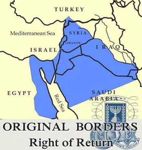 Israel Raya (Greater Israel) — Dari Sungai Eufrat hingga Sungai Nil