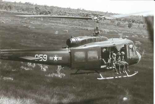 Bell UH-1 Iroquois (dijuluki "Huey") adalah helikopter militer utilitas yang dirancang dan diproduksi oleh perusahaan kedirgantaraan Amerika Bell Helicopter. Ini adalah anggota pertama dari keluarga Huey yang produktif, serta helikopter bertenaga turbin pertama yang beroperasi pada militer Amerika Serikat.
