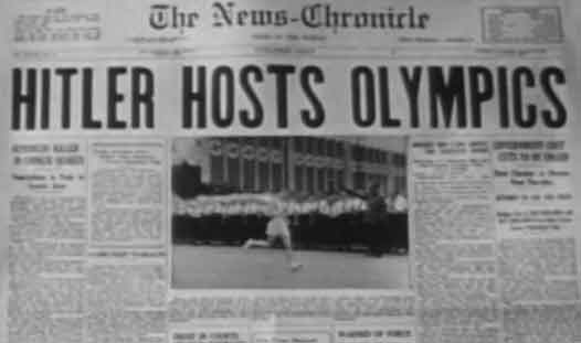 Untuk mengalahkan Olimpiade Los Angeles 1932, Reichsführer Adolf Hitler membangun stadion atletik berkapasitas 100.000 tempat duduk, serta enam gimnasium dan arena lain yang lebih kecil. Pertandingan ini adalah yang pertama kali disiarkan di televisi, dengan siaran radio yang menjangkau 41 negara