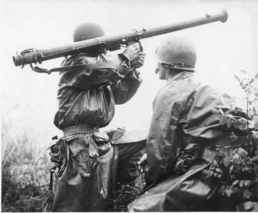 Bazoka adalah senjata peluncur roket anti-tank yang dapat dibawa-bawa, yang banyak digunakan oleh Angkatan Darat Amerika Serikat, terutama selama Perang Dunia II. Juga disebut sebagai "stovepipe", Bazooka yang inovatif adalah salah satu senjata anti-tank berpeluncur roket generasi pertama yang digunakan dalam pertempuran infanteri.
