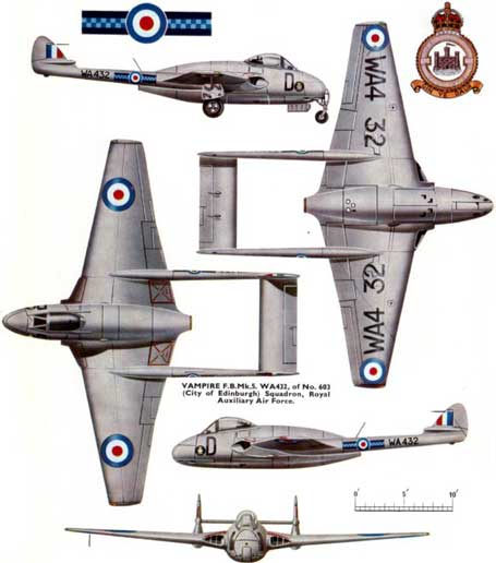 Vampire akhirnya pensiun dari dinas RAF pada tahun 1966, digantikan oleh Hawker Hunter dan Gloster Javelin.