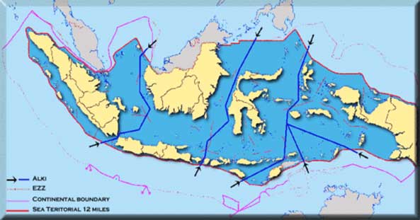 Alur Laut Kepulauan Indonesia (ALKI) adalah alur terbuka yang ditetapkan oleh pemerintah Indonesia untuk dilalui kapal-kapal asing yang melintasi wilayah laut Indonesia berdasarkan konvensi hukum laut internasional