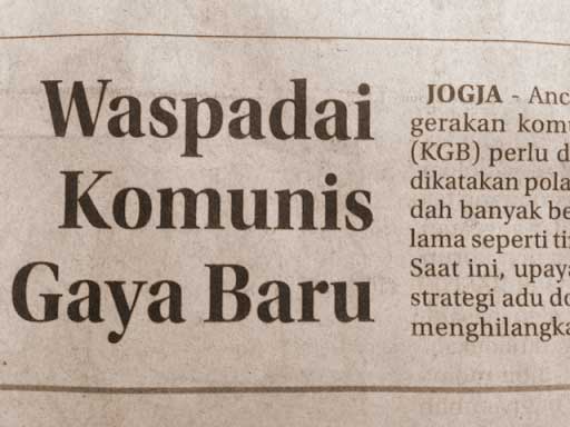 Bahaya KGB (Komunis Gaya Baru)