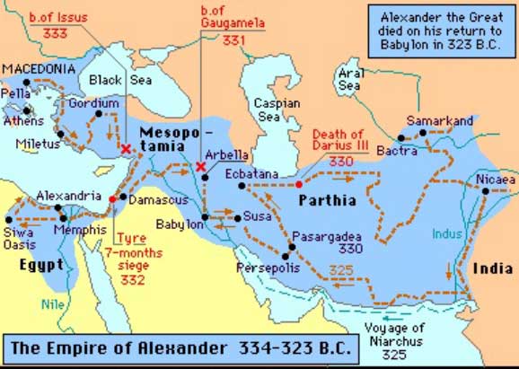 Perjalanan penaklukan kejam Alexander Agung