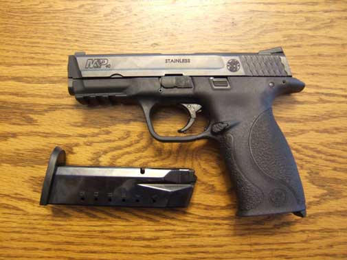 A Smith & Wesson M&P40