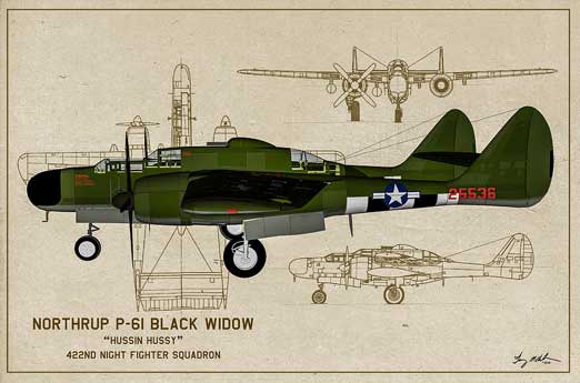 P-61 Black Widow: Sang Pemburu Malam di Perang Dunia II