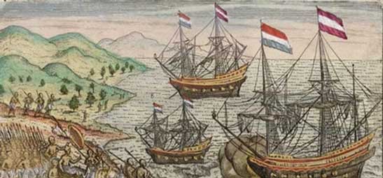 Cornelis dan Frederik dikirim ke Lisbon pada tahun 1592 sebagai perwakilan dagang dari sembilan pedagang Belanda. Kedua bersaudara itu dipenjara oleh Portugis karena mencoba mencuri peta rahasia rute pelayaran Hindia Timur. Setelah dibebaskan pada tahun 1595, mereka kembali ke Amsterdam, tempat Cornelis diangkat menjadi komandan empat kapal dagang Verre Company, sebuah sindikat yang didirikan oleh sembilan pedagang untuk menjalin perdagangan dengan Hindia Timur.